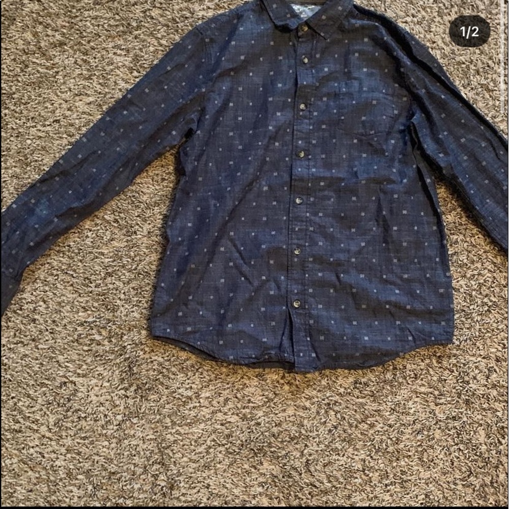 JCP Boy Blue Dress Shirt